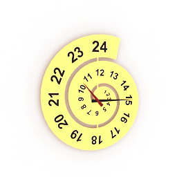 wall clock 3D Model Preview #3213b1b3