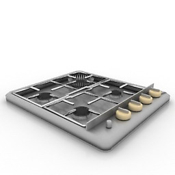 3D Gas-fire preview