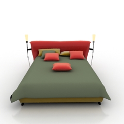 bed 3D Model Preview #a295a413