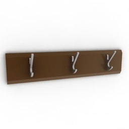 coat hooks 3D Model Preview #e2c2d193