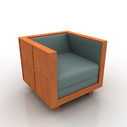 3D Armchair preview
