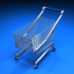 shopping cart 3D Model Preview #0367d9c1