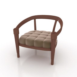 3D Armchair preview