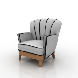 3D Armchair preview
