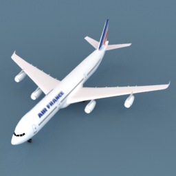 airbus a340 3D Model Preview #0d55eb5d