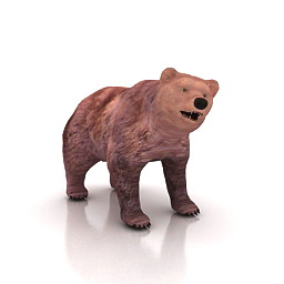 bear angry 3D Model Preview #d879a331
