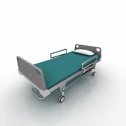 bed hospital 3D Model Preview #c1844281