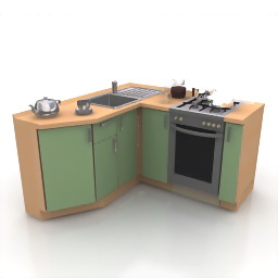 3D Kitchen preview