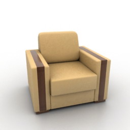 3D Armchair preview