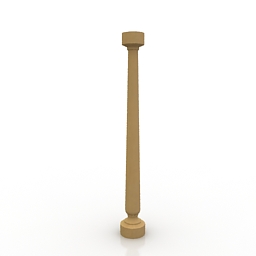 baluster 3D Model Preview #9886333f