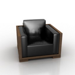 3D Armchair preview