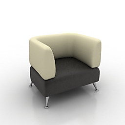 3D Armchair preview