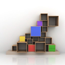 3D Shelving preview