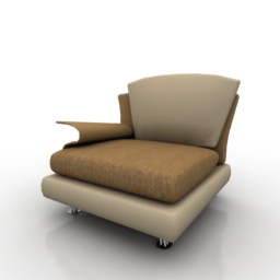 3D Armchair preview