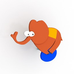 3D Elephant preview