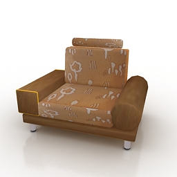 3D Armchair preview