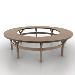 bench 3D Model Preview #7208bbe8