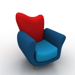 3D Armchair preview