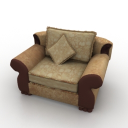 3D Armchair preview