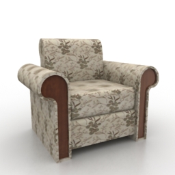 3D Armchair preview