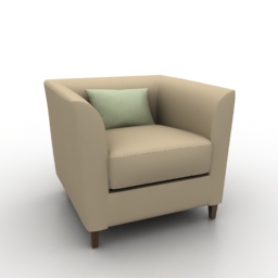 3D Armchair preview
