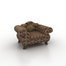 3D Armchair preview
