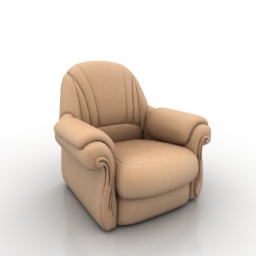 3D Armchair preview