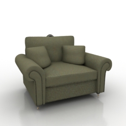 3D Armchair preview
