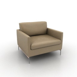 3D Armchair preview