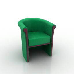 3D Armchair preview