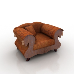 3D Armchair preview