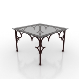 corner table 3D Model Preview #7b750646