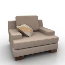 3D Armchair preview