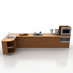 3D Kitchen preview