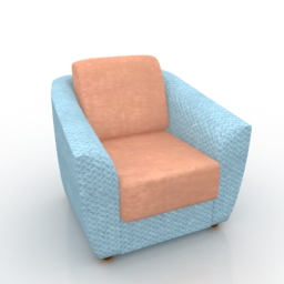 3D Armchair preview