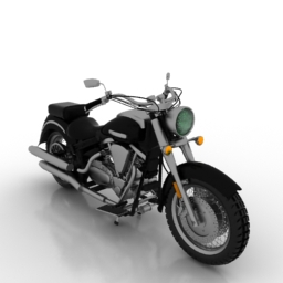 motorcycle 3D Model Preview #b0d129bf