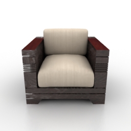 3D Armchair preview