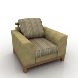 3D Armchair preview