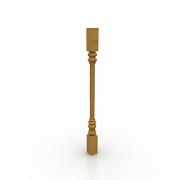 baluster 3D Model Preview #a45f8b7d