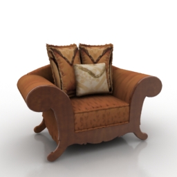 3D Armchair preview