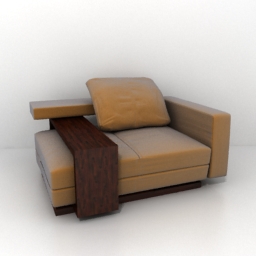 3D Armchair preview