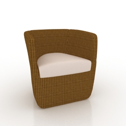 3D Armchair preview