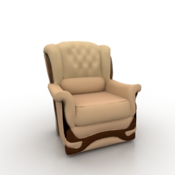 3D Armchair preview