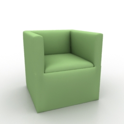 3D Armchair preview
