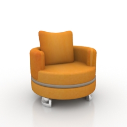 3D Armchair preview