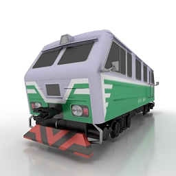 locomotive 3D Model Preview #b2cd3b05
