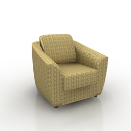 3D Armchair preview