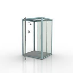 shower  enclosure 3D Model Preview #868978a3