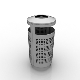 trashbin 3D Model Preview #43b82470