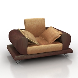 3D Armchair preview